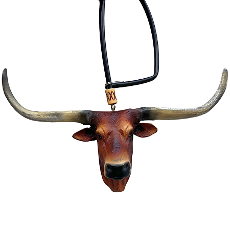 Enfeite Retrovisor Boi Long Horn